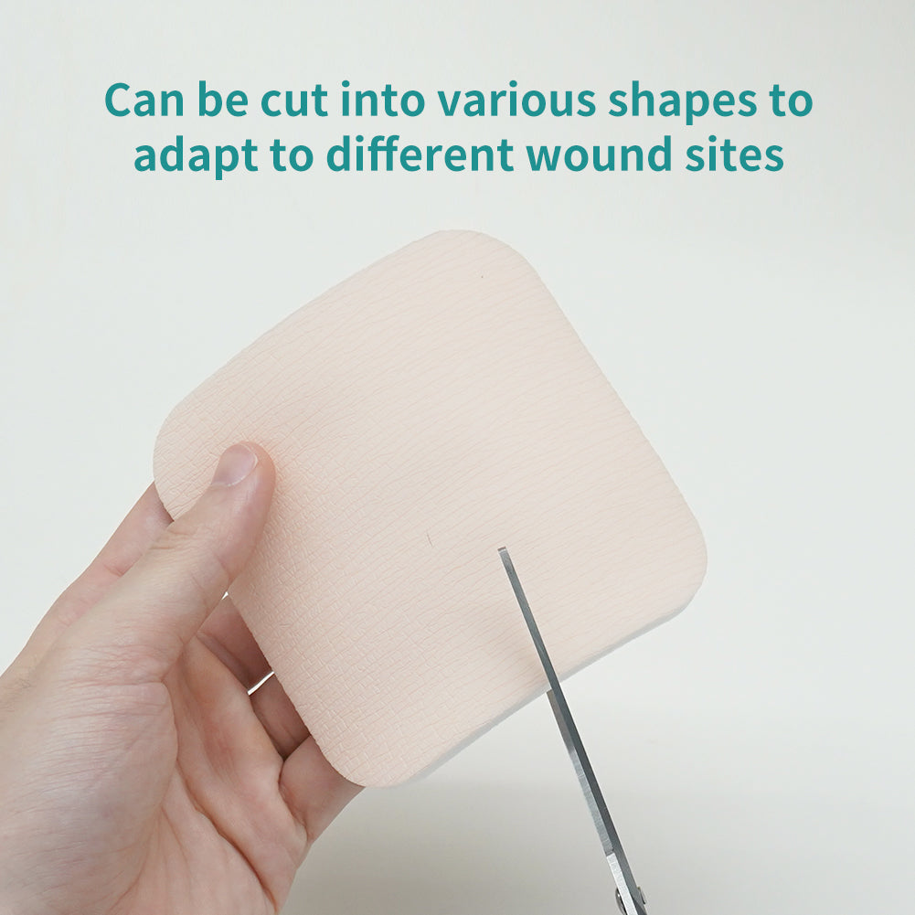 Dimora Foam Dressing, Sterile Non-Adhesive Hydrophilic Pads, Highly Absorbent 4"x4"