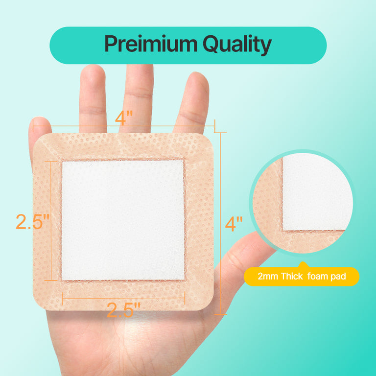 Dimora Silicone Foam Dressing Bordered Foam Wound Dressing