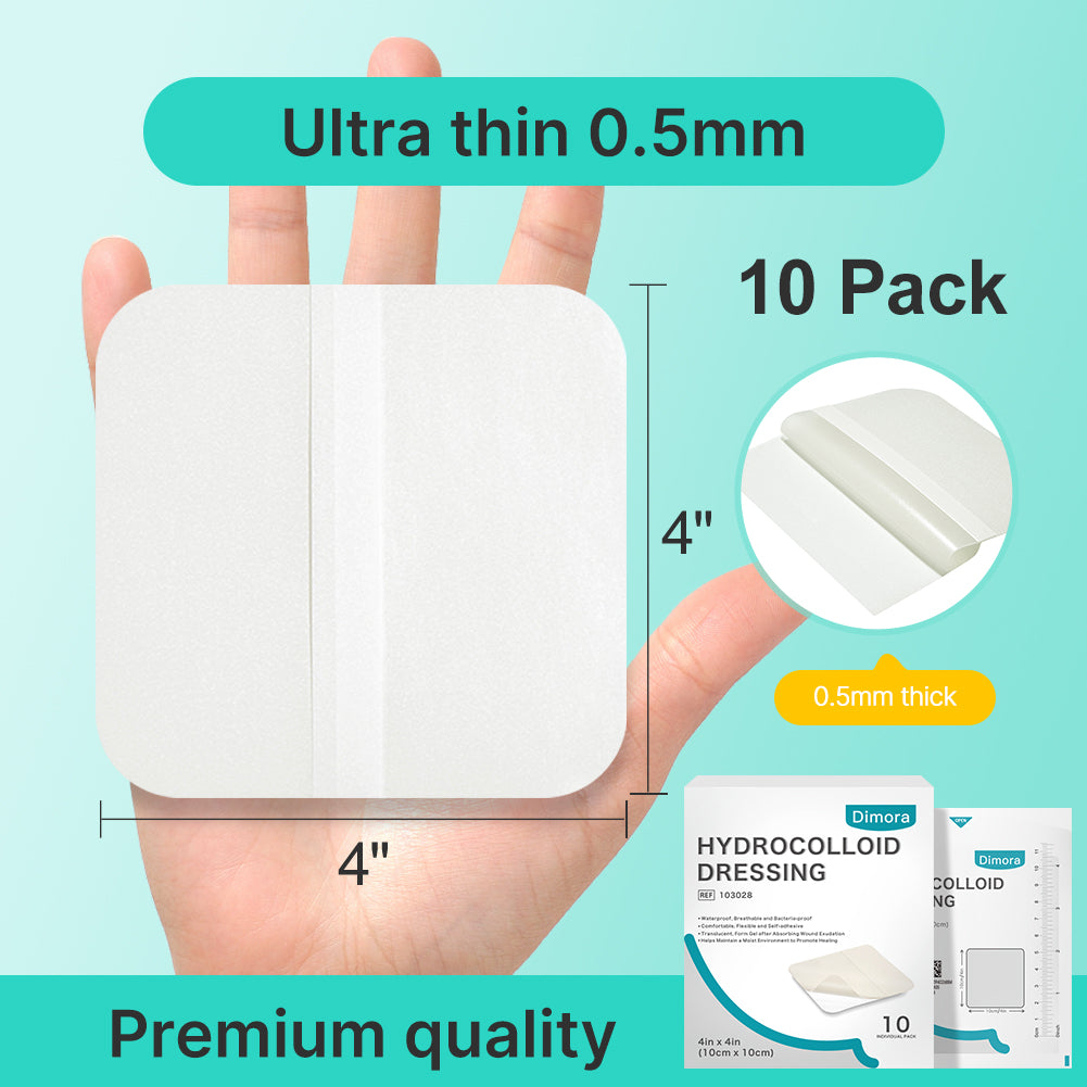 Dimora Hydrocolloid Wound Dressing Ultra Thin, 0.5mm
