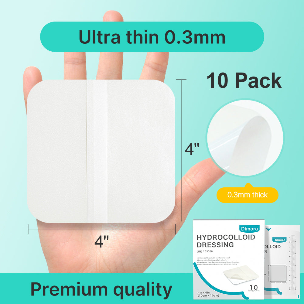 Dimora Hydrocolloid Wound Dressing Ultra Thin, 0.3mm