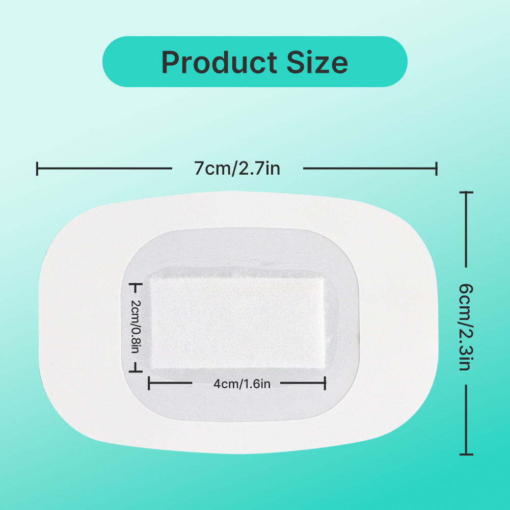 Dimora Transparent Film Dressing with Hypoallergenic Adhesive 2.3 x 2.7 inch