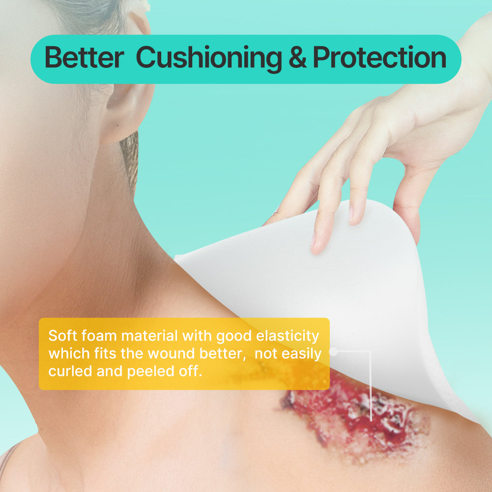 Dimora Silicone Foam Dressing Without Border