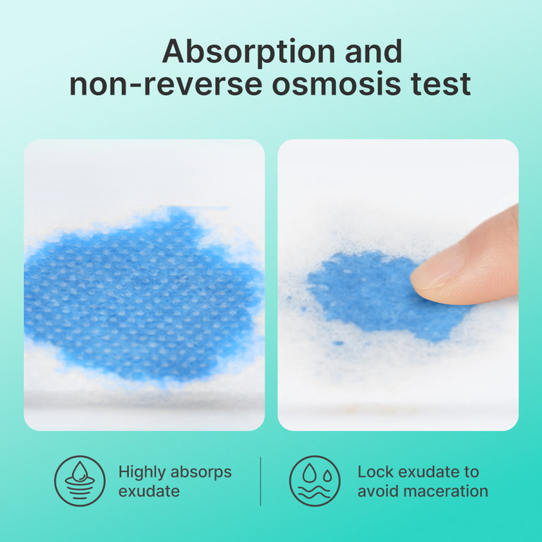 Dimora Transparent Film Dressing with Hypoallergenic Adhesive 2.3 x 2.7 inch