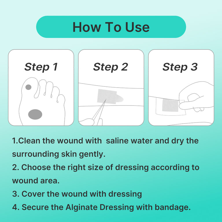 Dimora Calcium Alginate Wound Dressing 4