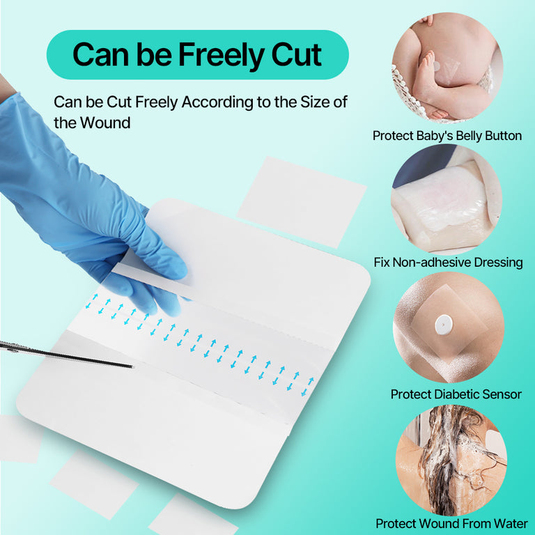 Dimora Transparent Film Dressing with Hypoallergenic Adhesive 6x8 inch