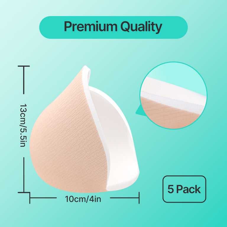 Dimora Heel Foam Dressing, Non-Adhesive Waterproof Hydrophilic Pads