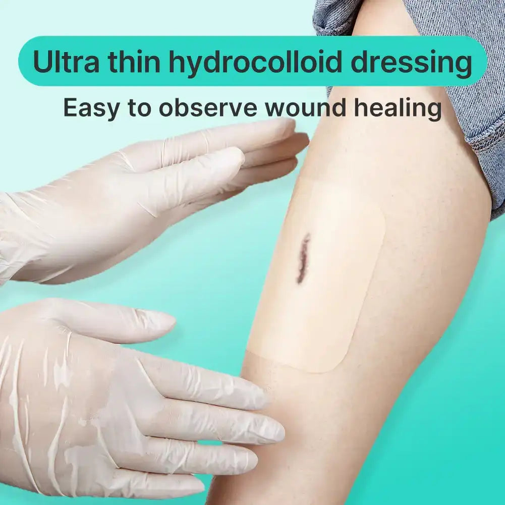 Dimora Ultra-Thin Hydrocolloid Wound Dressing (0.3mm) - Flexible, Waterproof for Blisters, Acne & Minor Wounds Dimora Ultra-Thin Hydrocolloid Wound Dressing (0.3mm) - Flexible, Waterproof for Blisters, Acne & Minor Wounds