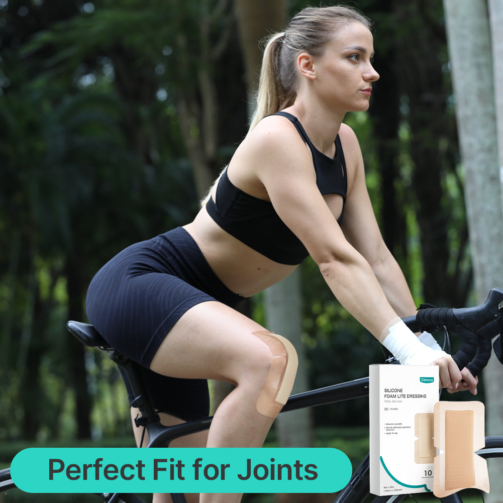 Dimora Large Bandage Ultra Soft Silicone Foam Dressing with Border