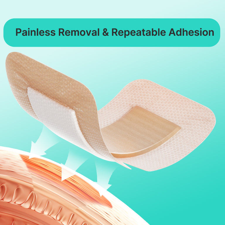 Dimora Large Bandage Ultra Soft Silicone Foam Dressing with Border