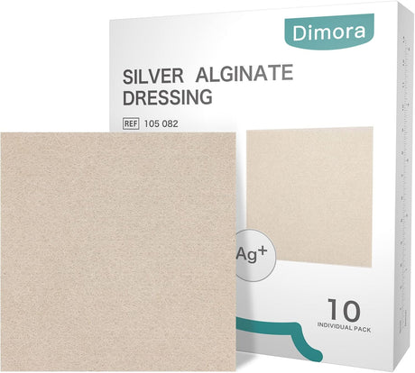 Dimora Calcium Alginate Wound Dressing - Highly Absorbent for Moderate to Heavy Exudate Wounds