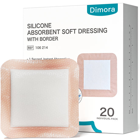 Dimora Super Absorbent Dressings, Self-Adhesive Bandages