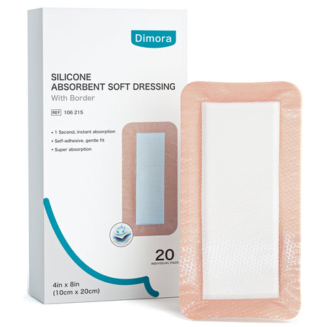 Dimora Super Absorbent Dressings, Self-Adhesive Bandages