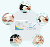 Sterile Alcohol Prep Pads Large Alcohol Rubbing Pad for Skin Alcohol Cleaning Pads for Injecttion Individual wrapped 4-Ply 200 Counts