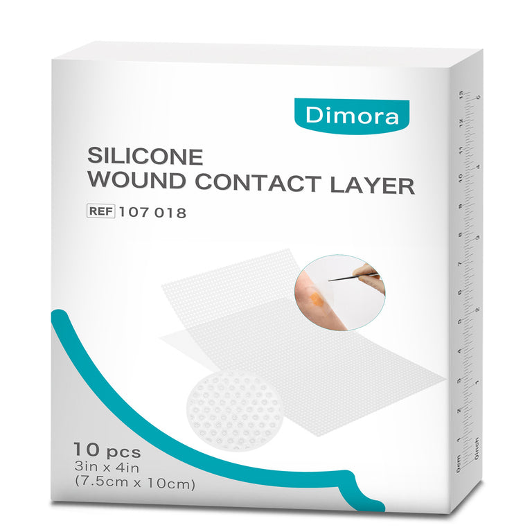 Dimora Silicone Wound Contact Layer, Non-adhering Dressing, Transparent Wound Dressing Pads