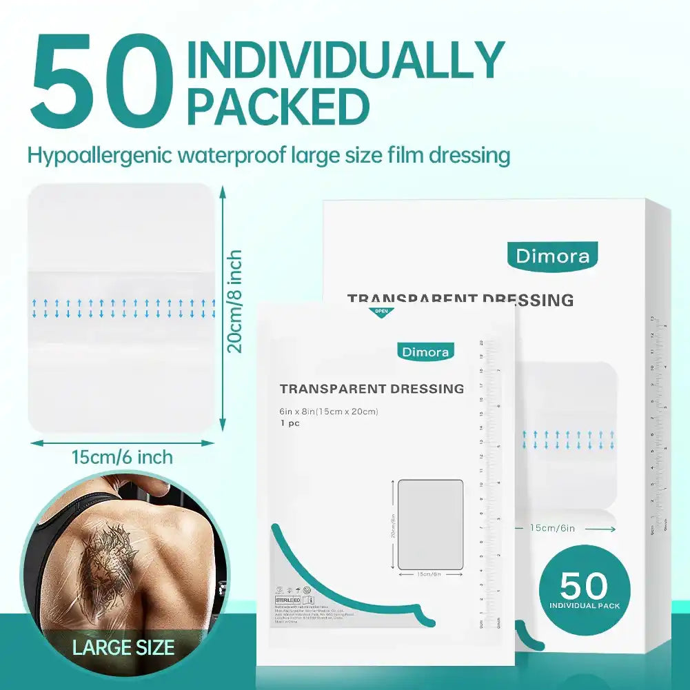 50 pcs Dimora Transparent Film Dressing 6 50 pcs Dimora Transparent Film Dressing 6