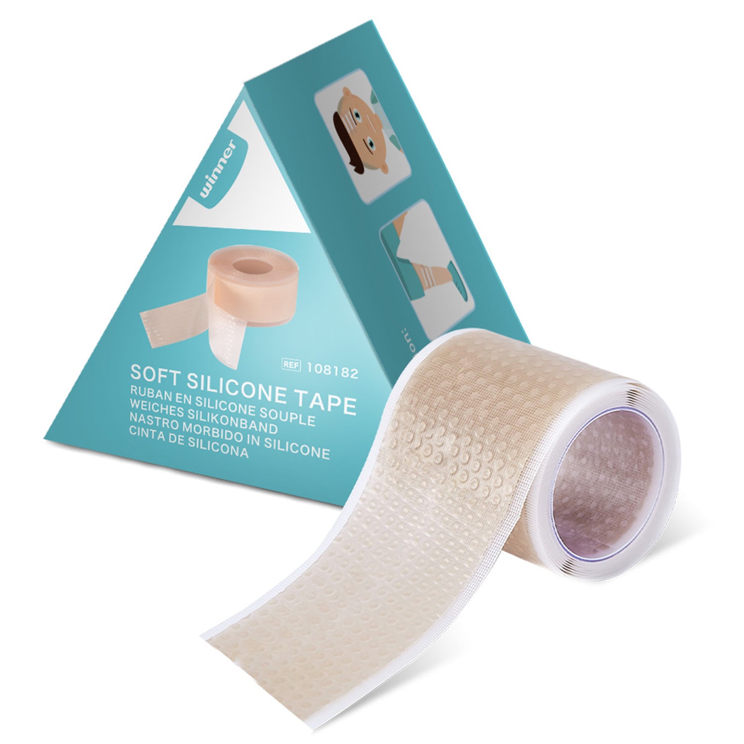 Dimora Silicone Tape - Hypoallergenic Medical Tape