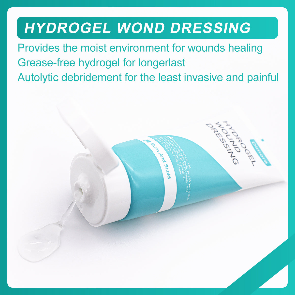 Dimora Hydrogel First Aid Ointment, Burn Injory Soothing Gel