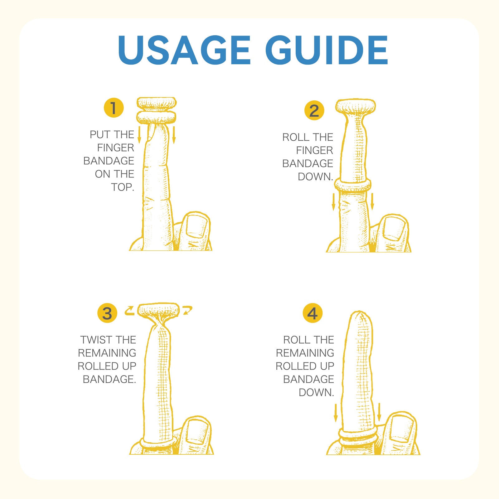 Dimora Finger Cots, Finger Protectors, Breathable Bandages for Wound Care