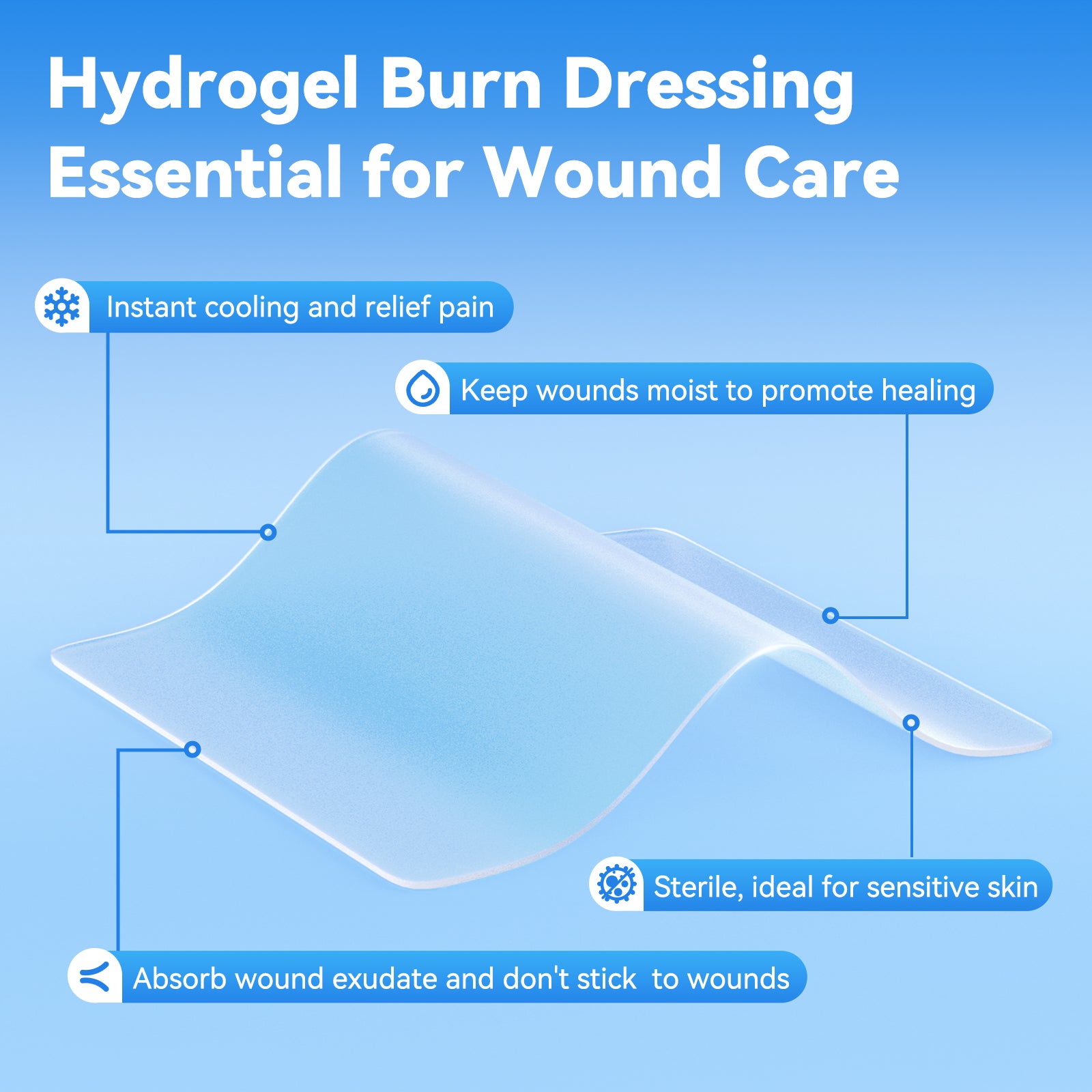 Dimora Hydrogel Burn Dressing 4