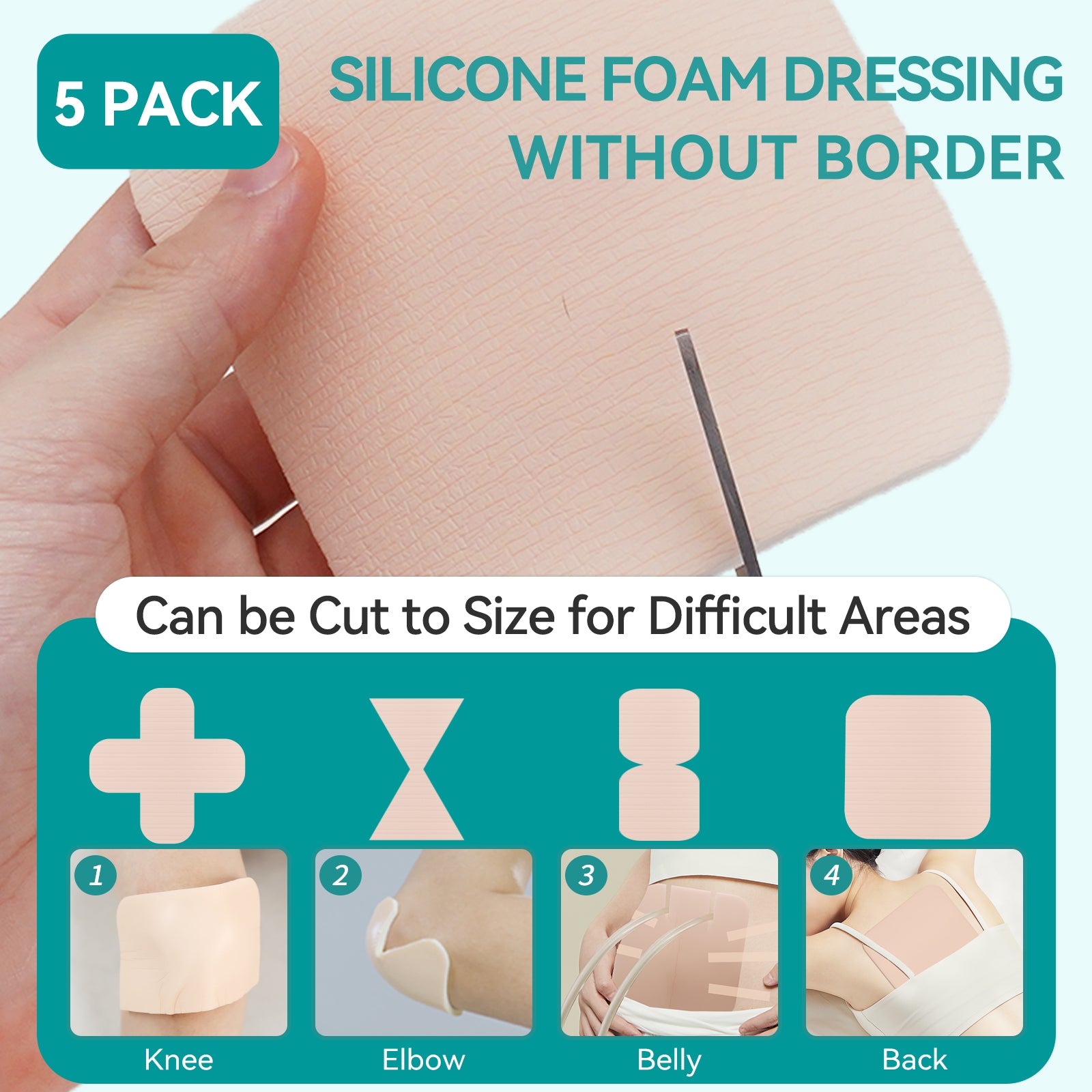 how long can a silicone dressing be left in place How long you can leave silicone foam dressing on