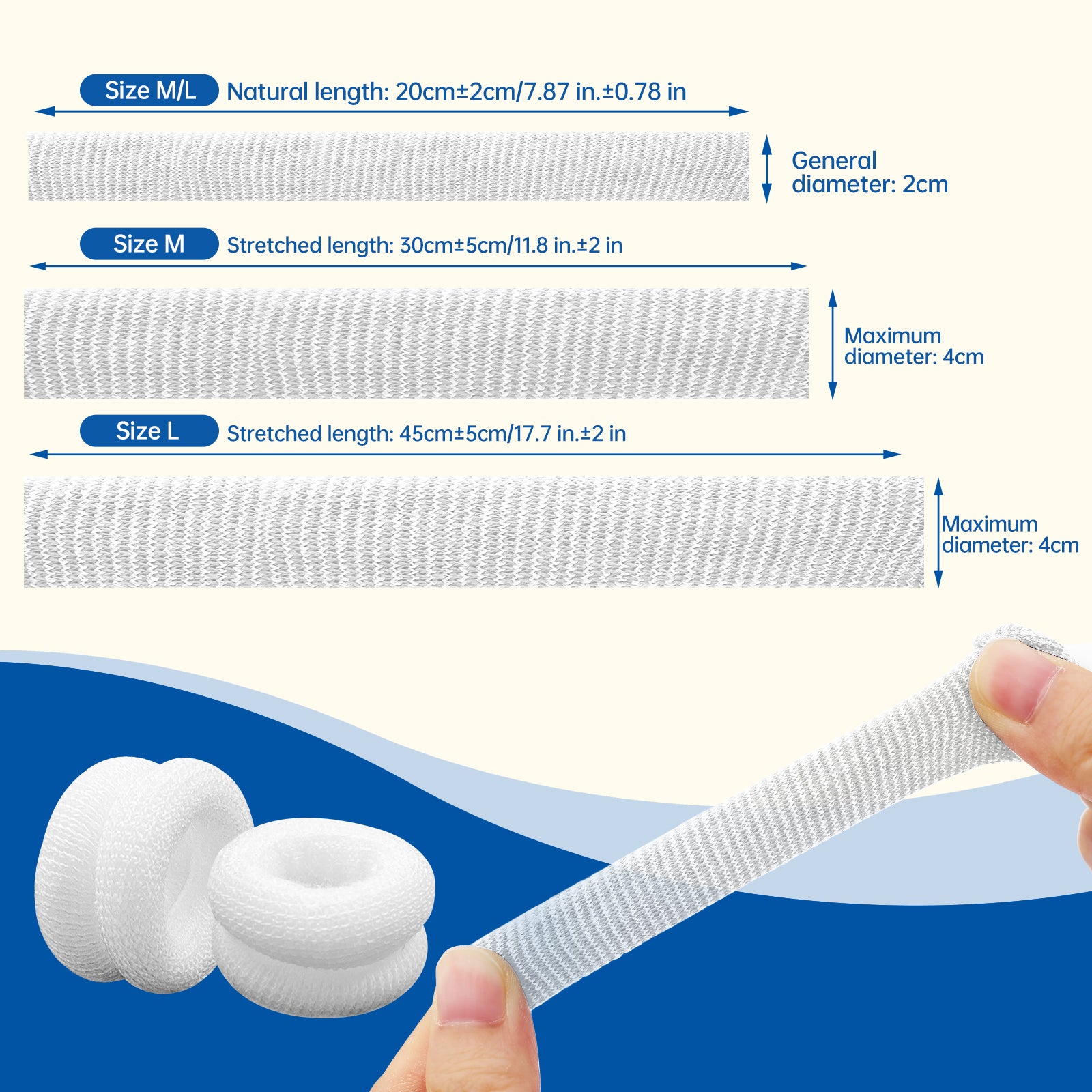 Dimora Finger Cots, Finger Protectors, Breathable Bandages for Wound Care