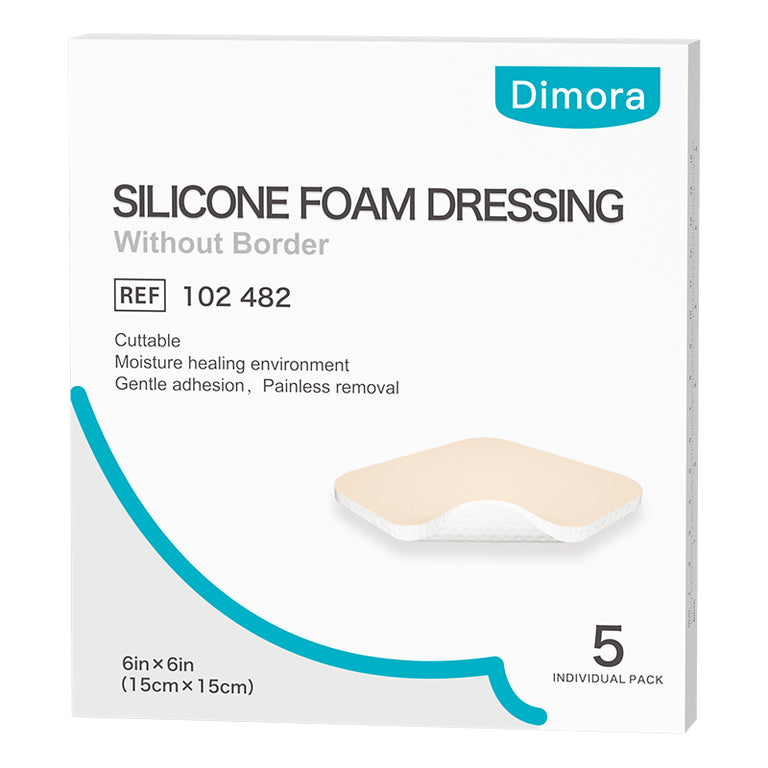 Dimora Silicone Foam Dressing Without Border