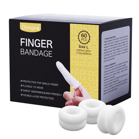 Dimora Finger Cots, Finger Protectors, Breathable Bandages for Wound Care