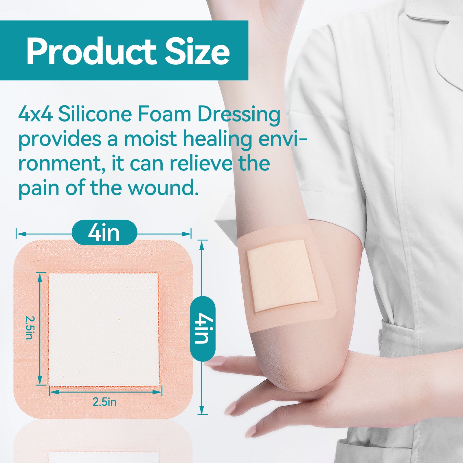 Dimora Ultra Soft Silicone Foam Dressing 4
